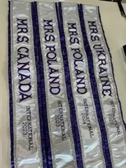 pageant sashes